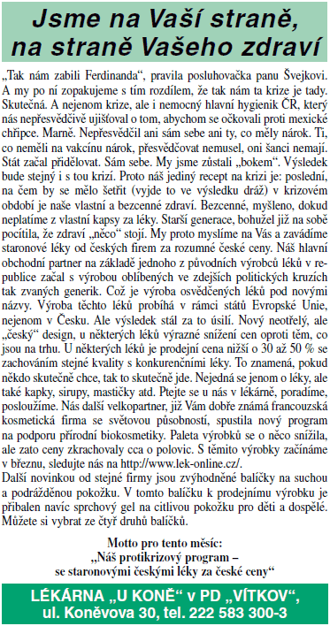 Článek z ledna 2009