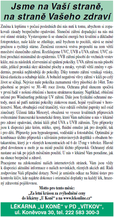 Článek z června 2009